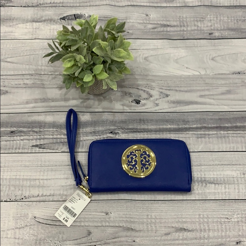 Wristlet/wallet Royal Blue